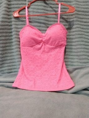Lacey Hot Pink Tank Top